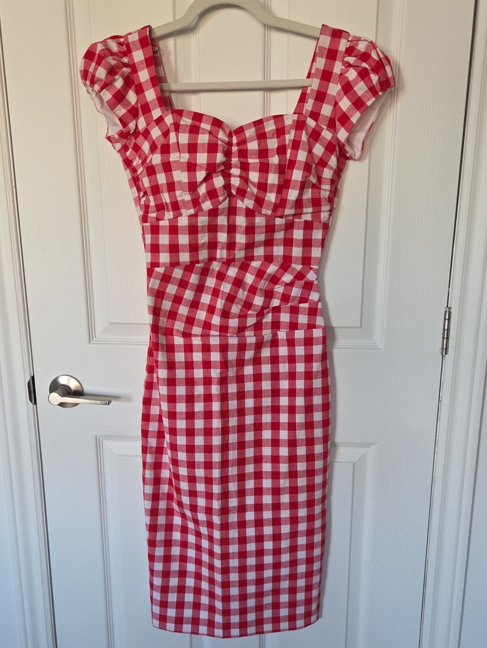 STOP STARING! Pinup Gingham Dress